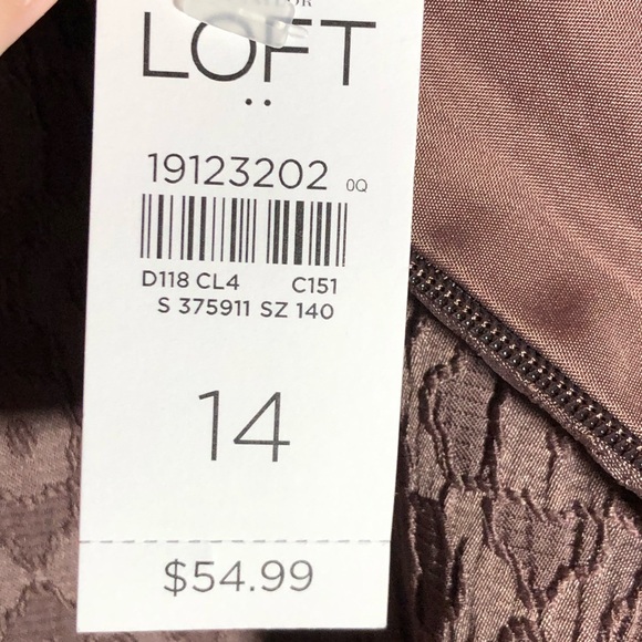 Ann Taylor Loft Factory Brocade Skirt - Picture 5 of 7